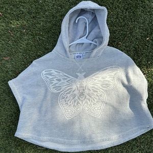 Swim cover up with hood